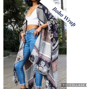 Boho Beautiful Wrap... Kimono...